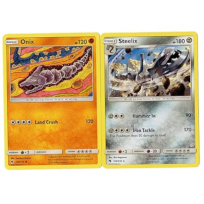 Onix STEELIX Evolution Set Sun Moon Lost Thunder Italy Ubuy