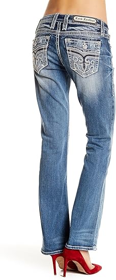 Amazon Com Rock Revival Pantalones Vaqueros Para Mujer 36