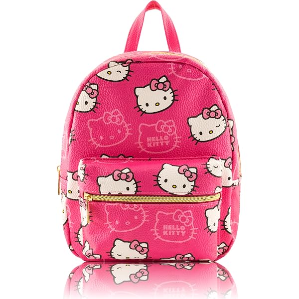 5385 Minnie Mouse 16-Inch Unisex Daypack Backpack Cute PU Leather Large Disney Minnie Mouse School Backpack 16 main image 3