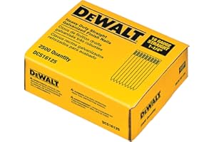 DEWALT Finish Nails, 1-1/4-Inch, 16GA, 2500-Pack (DCS16125) (packaging may vary)