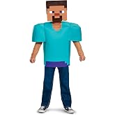 Disguise Minecraft Steve Classic Costume, Officially Licensed Minecraft Costume for Boys