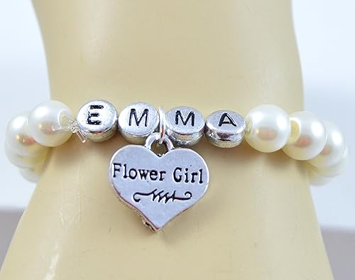 flower girl bracelet amazon