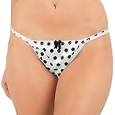 Satini Women's Tanga Bikini Briefs Satin Panties
