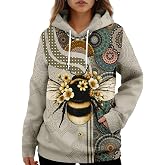 HIVICHI Graphic Hoodies for Women Cute Print Pullover Hooded Sweatshirt | Graphic hoodie, cute printed funny trendy design, colorful novelty pullover hooded sweatshirt