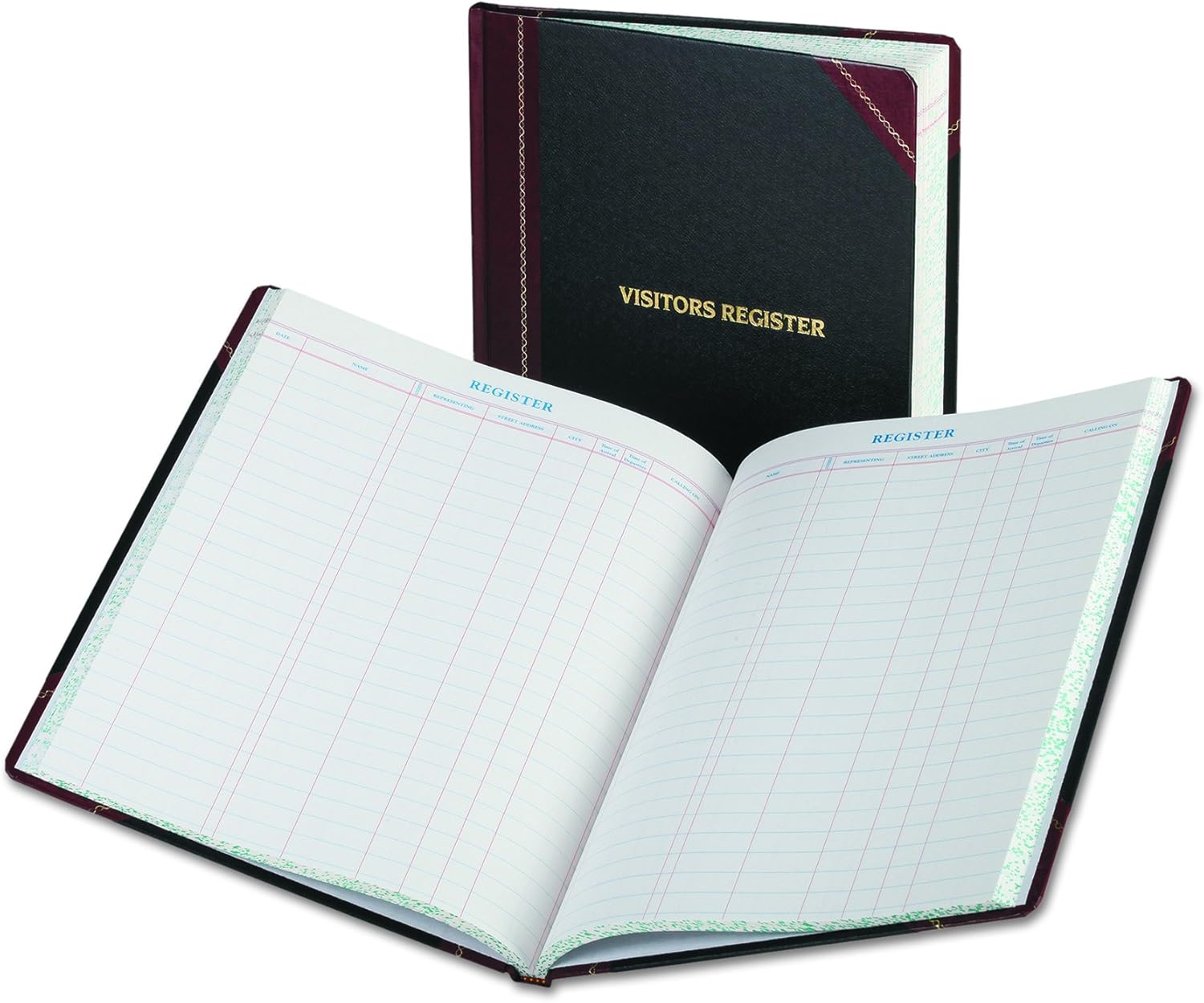 Boorum & Pease Visitor Register Book, 150 White Pages, 141/8 x 107/8