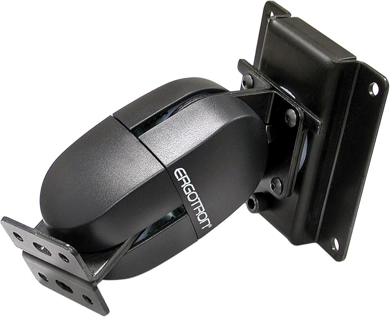 Ergotron 100 Series Pivot Double Mount Kit Flat Panel Grey Black