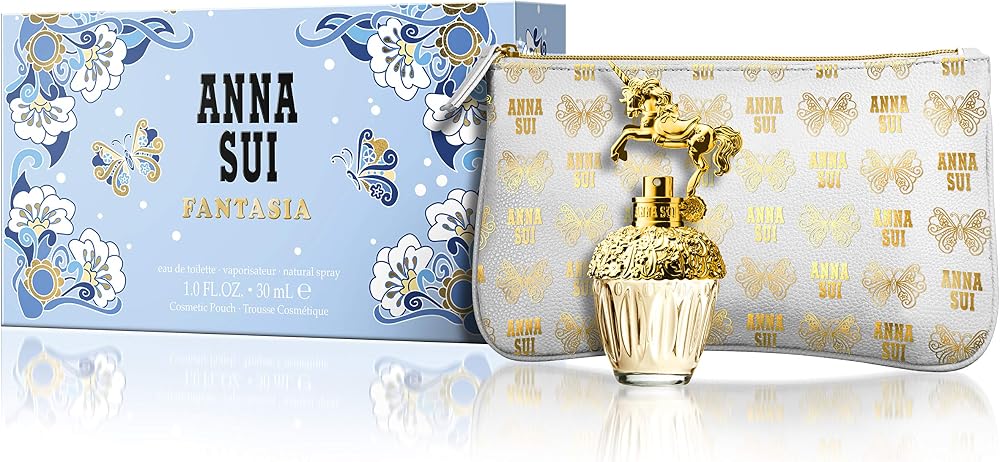 Anna Sui Fantasia Eau De Toilette Spray 30ml Gift Set for Women - Woody Floral