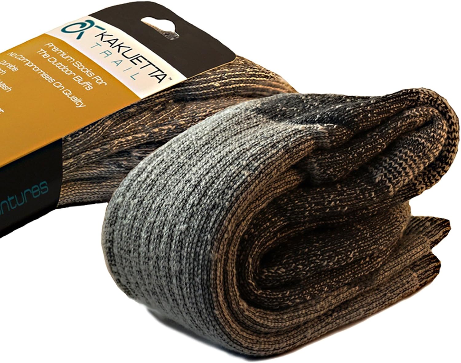 Kakuetta Trail Wool Socks Men And Women Hiking Gear Thick Merino Wool Usa Made Grey Large Kakuetta Trail Wool Socks Men And Women Hiking Gear Thick Merino Wool Usa Made Grey Large