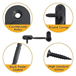 skysen 4” Privacy Hook Latch for Sliding Barn
