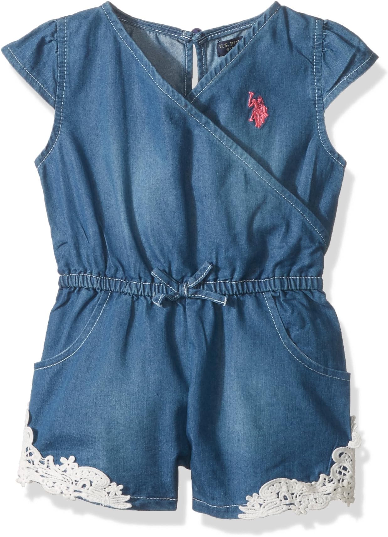 U.S. Polo Assn. Girls' Romper