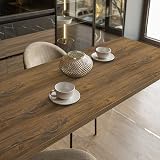 Abyssaly Wood Effect Vinyl Self Adhesive Wallpaper 30x200cm Oak view 5