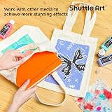 Shuttle Art Fabric Paint Permanent 30 Colours Set 60ml Multicolor with Tools view 6