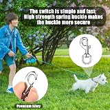 PBMLGO 6 Pcs Heavy Duty Trigger Clips 330KG Swivel Eye Bolt Snap Hook Carabiner view 6
