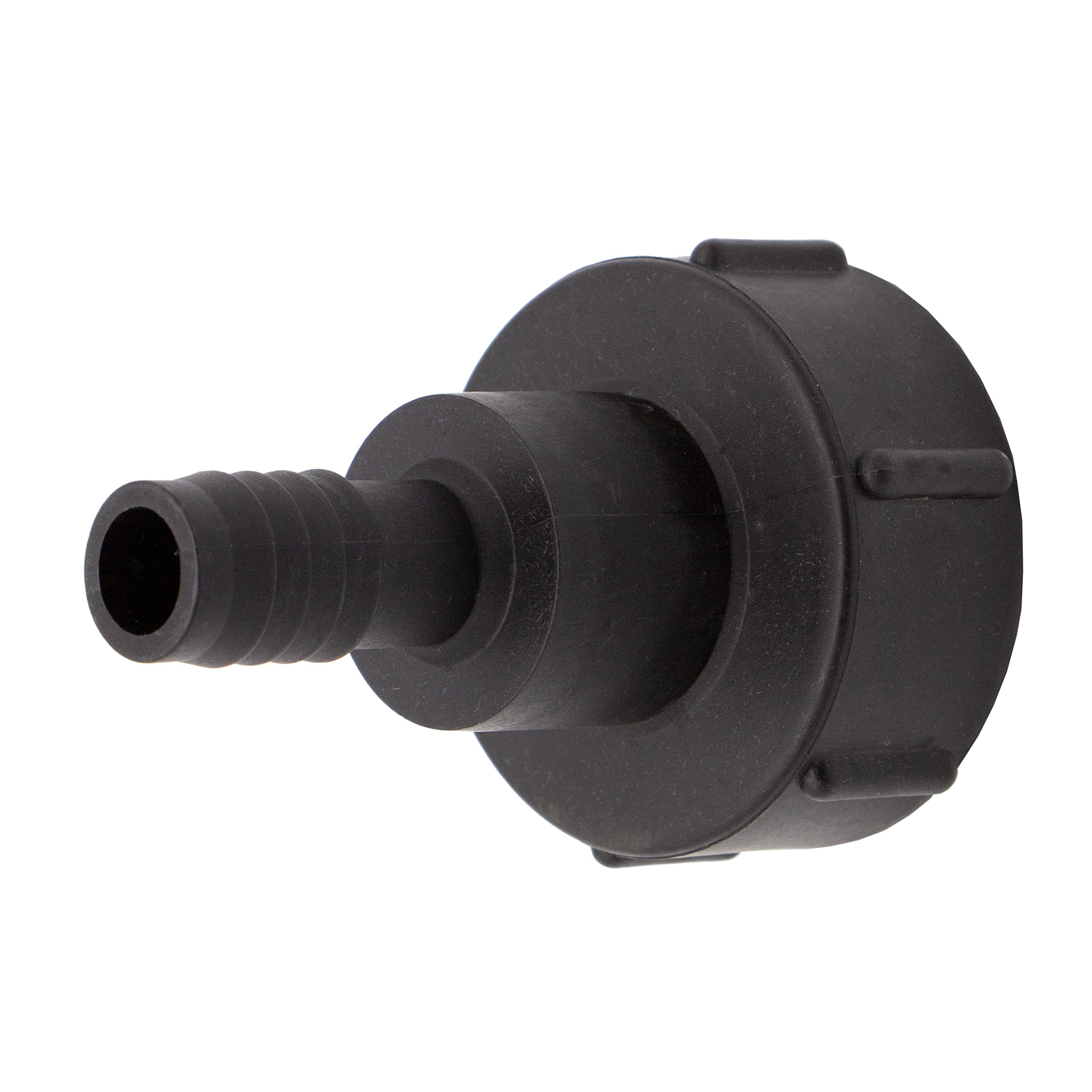 VARIOSAN IBC Hose Nozzle 15914, 3/4 Inch, S60x6, Plastic, Black