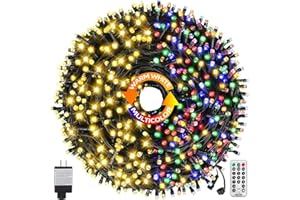 Green Convenience 105FT 300 LED Color Changing String Lights End to End Expandable Decorative Fairy Lights, Indoor Outdoor Li