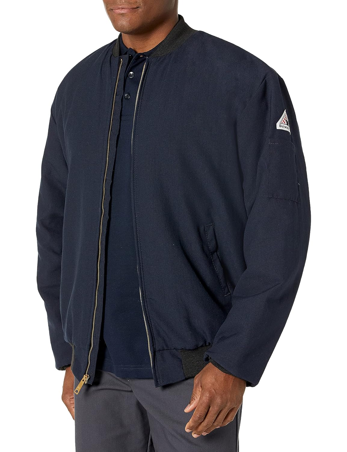 Buy Bulwark Flame Resistant 6.5 oz Nomex IIIA Team Jacket, Navy at