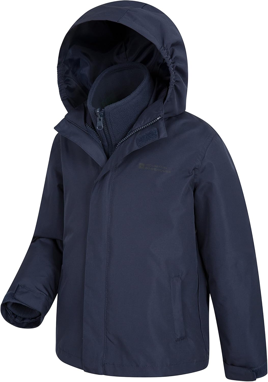 Mountain Warehouse Fell Kids 3 in 1 Jacket - Packaway Hood, Triclimate Coat: Clothing