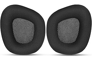 G GVOEARS Replacement Ear Pads Cushions for Corsair Void & Corsair Void PRO RGB Wired/Wireless Gaming Headsets with Black Mesh Fabric, Memory Foam