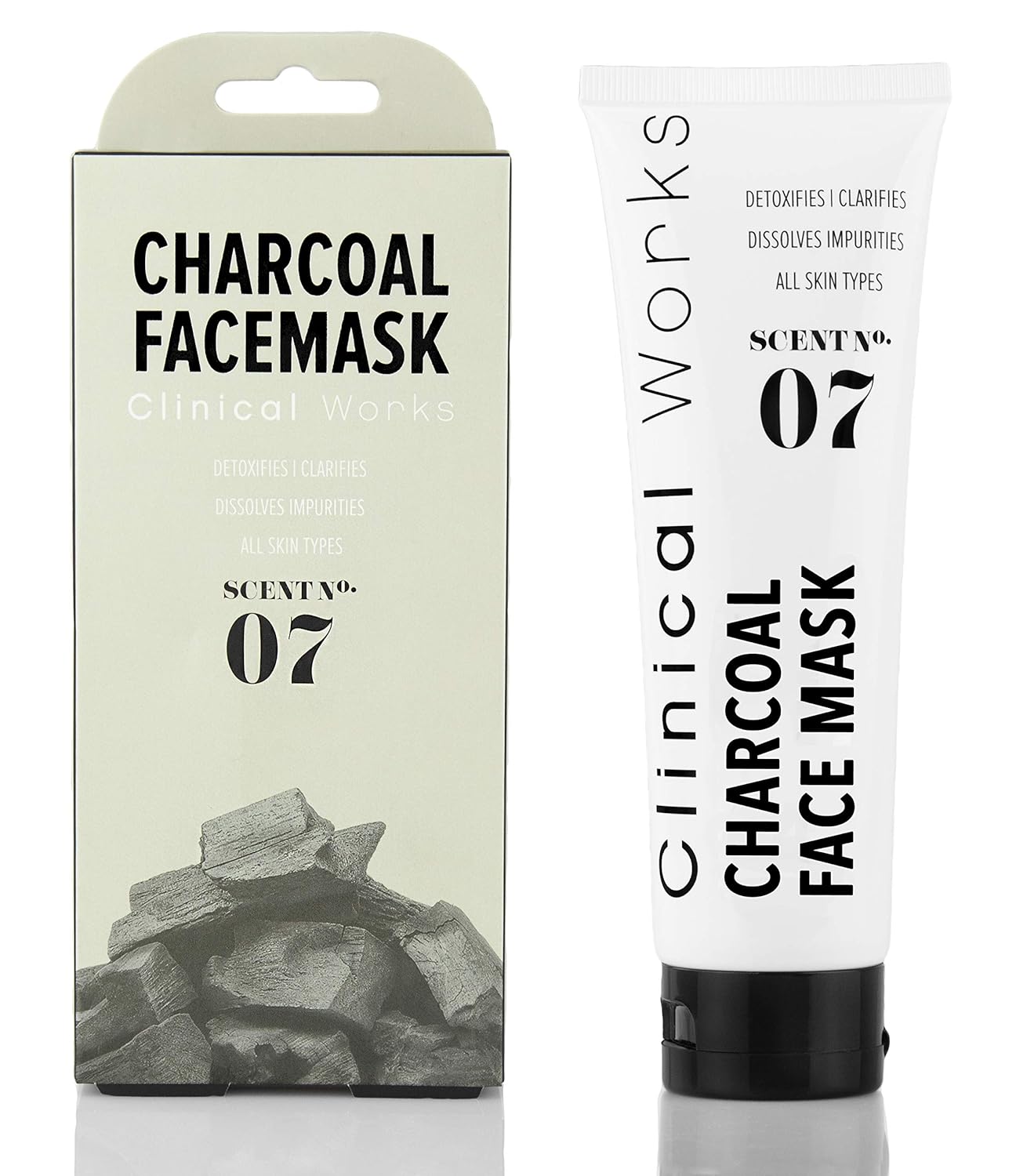 Download Amazon Com Clinical Works Black Charcoal Face Mask Scent No 07 Purifying Deep Cleaning Black Mask Peeling Mask Removes Dirt Debris Oils Impurities And Blackheads Fights Acne For All Skin Types 4 23 PSD Mockup Templates