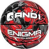 AND1 Enigma Basketball - Streetball for Indoor and Outdoor Use, Deep Channel Construction and Durability