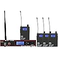 Galaxy Audio AS-1100-4 Band Pack Wireless In-Ear Monitor System, Code D (584MHz - 607MHz)
