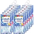 NATRUTH 12-PACK Moisture Absorber Bags With Fresh Linen,Desiccant Hanging Bag Use for Kitchen Bathroom Wardrobe, Eliminates Odors, Hanging Closet Dehumidifier Bags for Closet