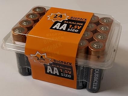Duracell - Pilas AA, caja de 24 unidades: Amazon.es: Iluminación