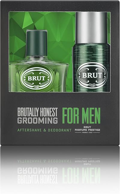 BRUT Gift Set 200ml Deodorant & 100ml Aftershave Original