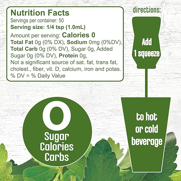 SPLENDA STEVIA LIQUID ZERO CALORIE SWEETENER DROPS, FRENCH VANILLA, 1.68 OUNCE BOTTLE (PACK OF 1)