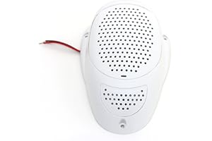 1 Factory Radio White 3 Inch Waterproof Surface Mount Satellite Speaker 25 Watts Marine Spa RV