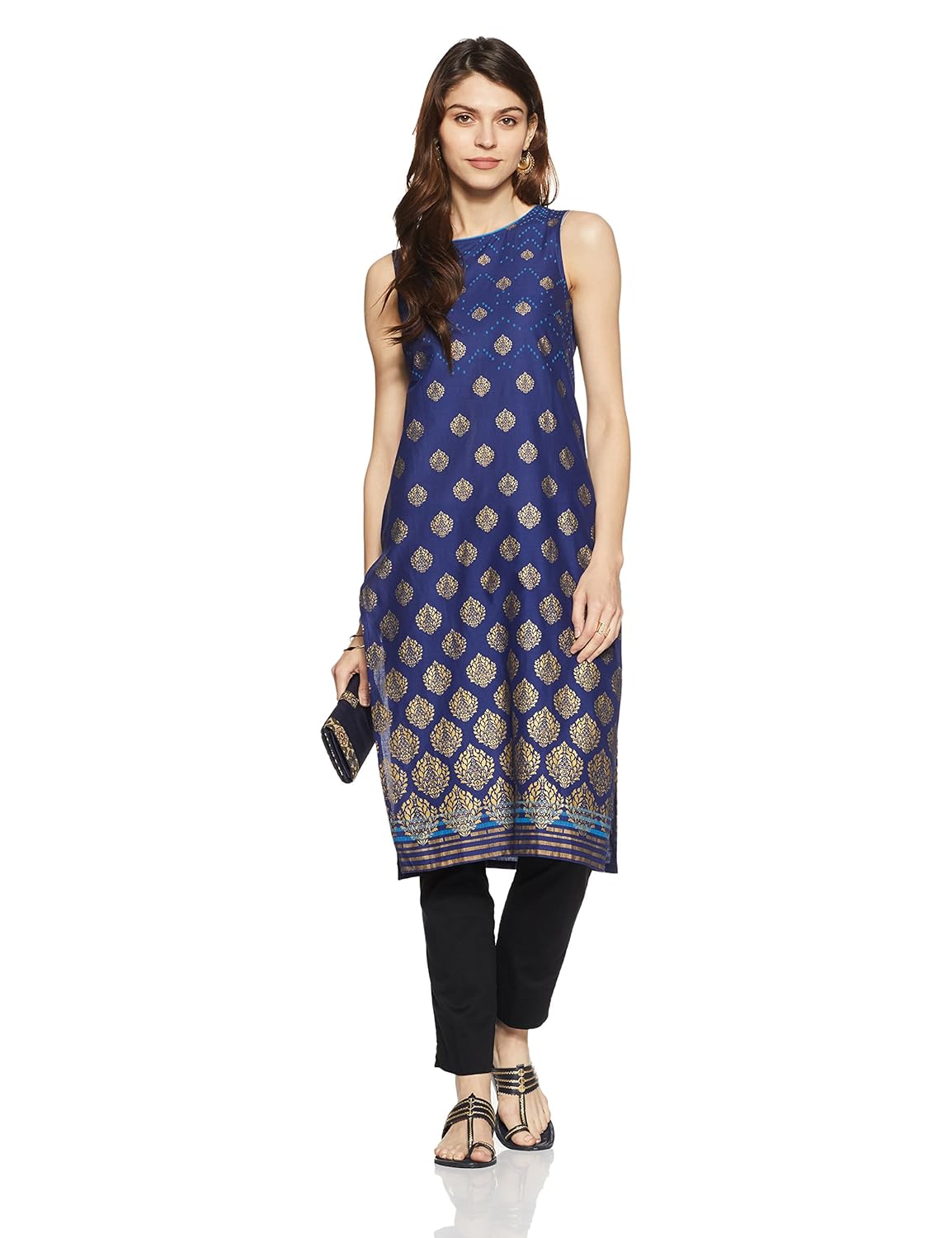 aurelia women's straight fit kurta