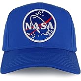 Armycrew XXL Oversize NASA Meatball Logo Iron On Patch Solid Baseball Cap