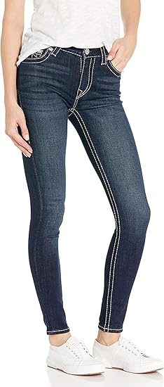 True Religion レディース Halle Big T ハイライズ スキニーレッグ フィット ジーンズ ジーンズ 通販 Amazon