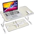8AMTECH Lap Desk - Adjustable Laptop Table with Cooling Fan for Office, Home, & Travel