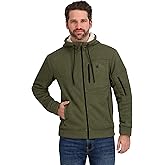 Spyder mens Sherpa Bonded Sweater Sweatshirt Hoodie