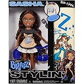 Bratz Stylin' Sasha Fashion Doll with Customizable T-Shirt for You and Accessories