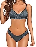 Avidlove Bra and Panty Sets for Women Plus Size