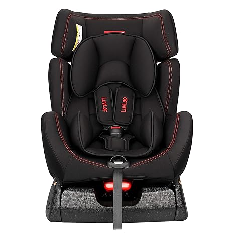 LuvLap Cozy Convertible Car Seat for baby & kids from 0 Months to 7 Years (upto 25 Kgs) (Black)