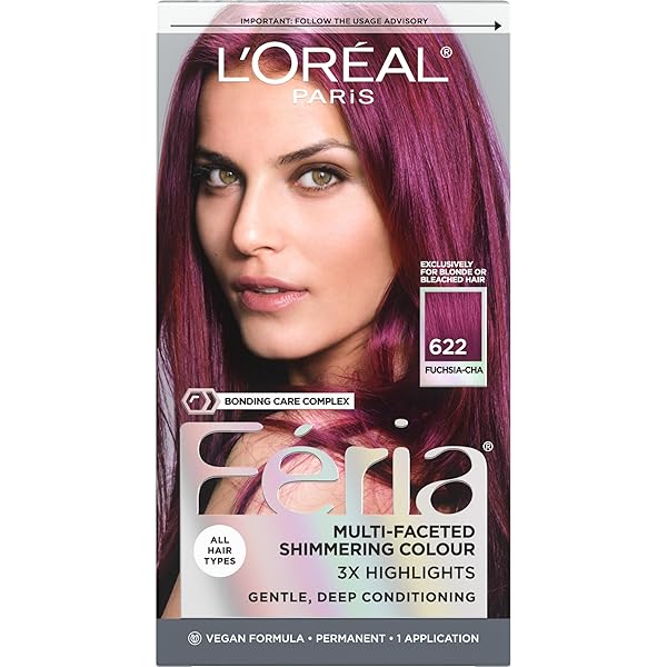 L’OREAL PARIS FERIA MULTI-FACETED SHIMMERING PERMANENT HAIR COLOR,...