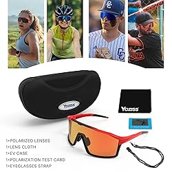 YOZISS Cycling Glasses Polarized Sports Sunglasses