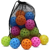 Magicorange Pickleball Balls,USAPA Approved 40 Holes Outdoor Pickleballs | 6/20 Pack with Mesh Bag for All Paddles and Courts,Weather Resistant,High Elasticity, Durable Seamless Design,Easy to Control