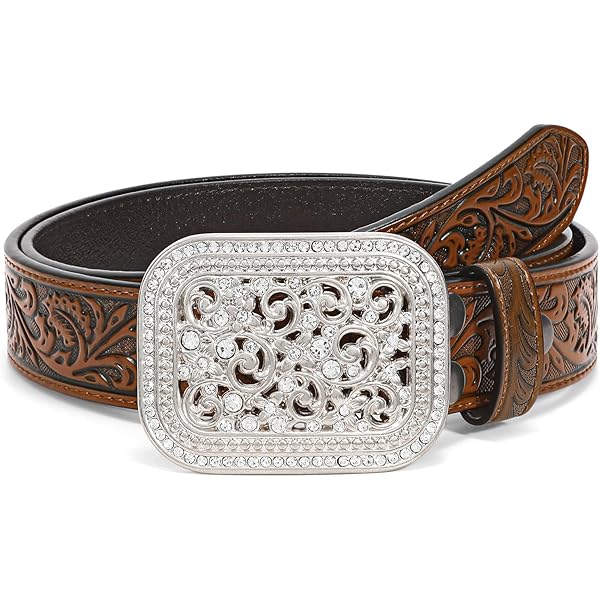 MICHAEL Michael Kors Belt with MK Logo Plaque (X-Large) at Amazon