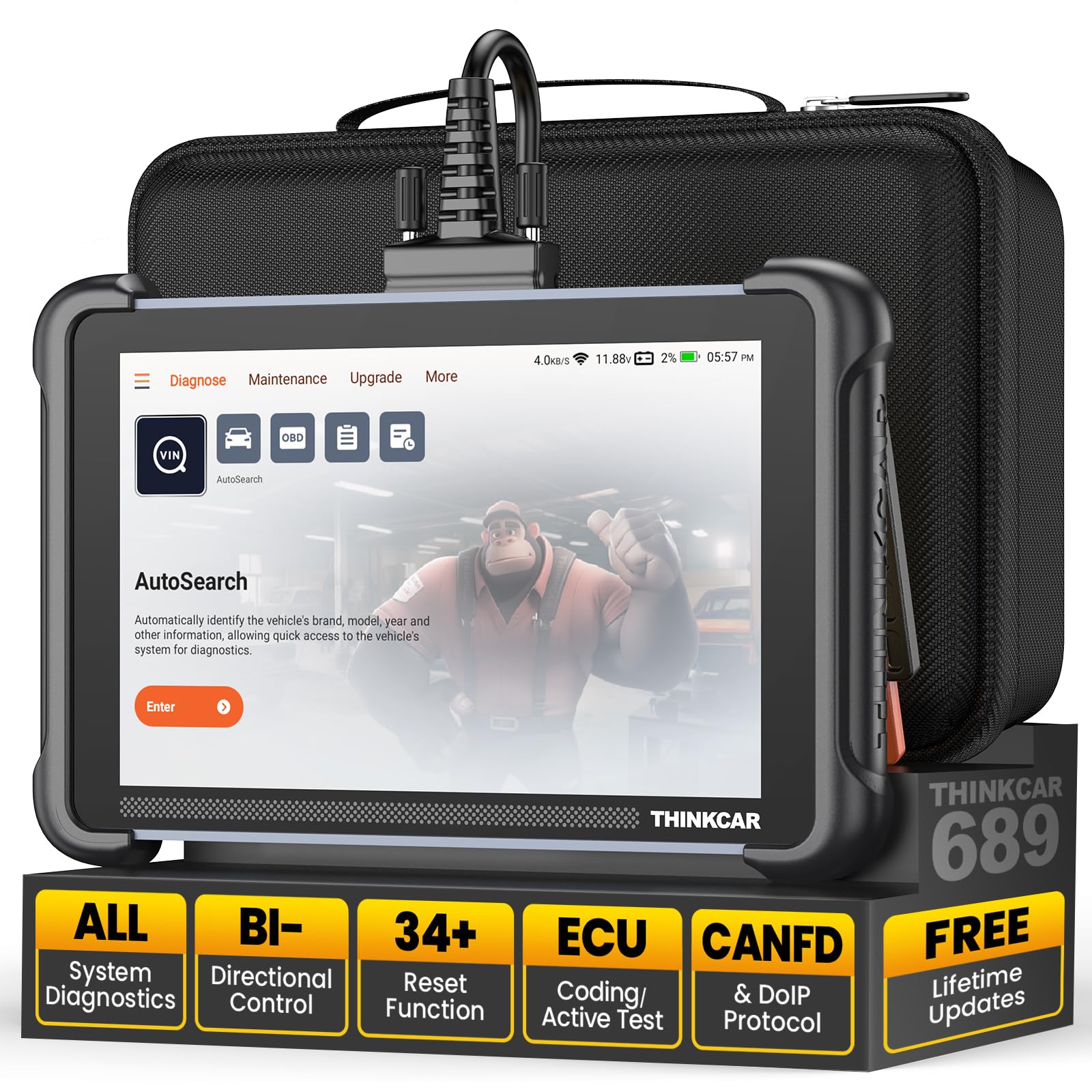 THINKCAR OBD2 Scanner Diagnostic Tool Lifetime