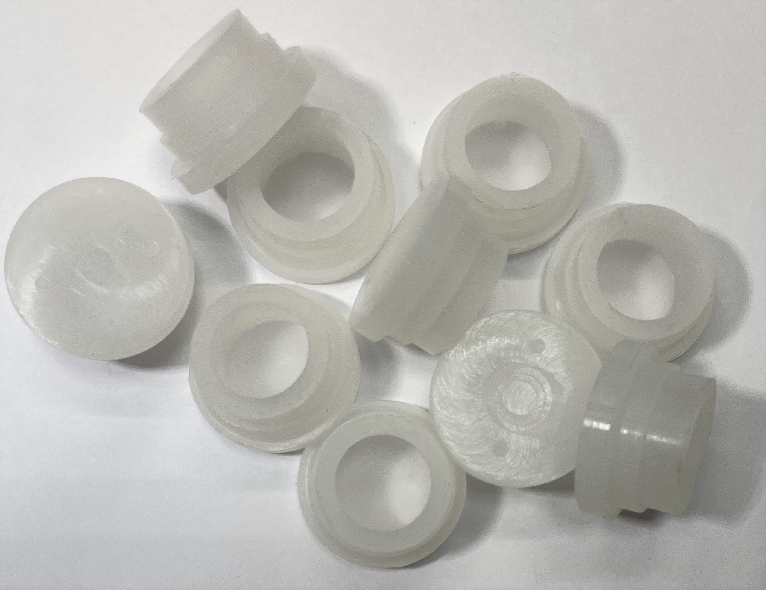 dexierp Protection Force Easy Cap For OD 16mm 5/8 Inch (Pack of 10) Ribp Tube Expanded Tube Openning Long Tube Pipe Post End Cover Screw Thread Protectors Elastic Rubber