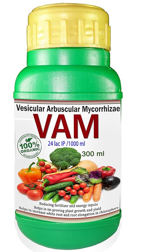 Jio Green garden Store VAM Vesicular Arbuscular Mycorrhizal Liquid biofertilizer 300 ml for White Root Development