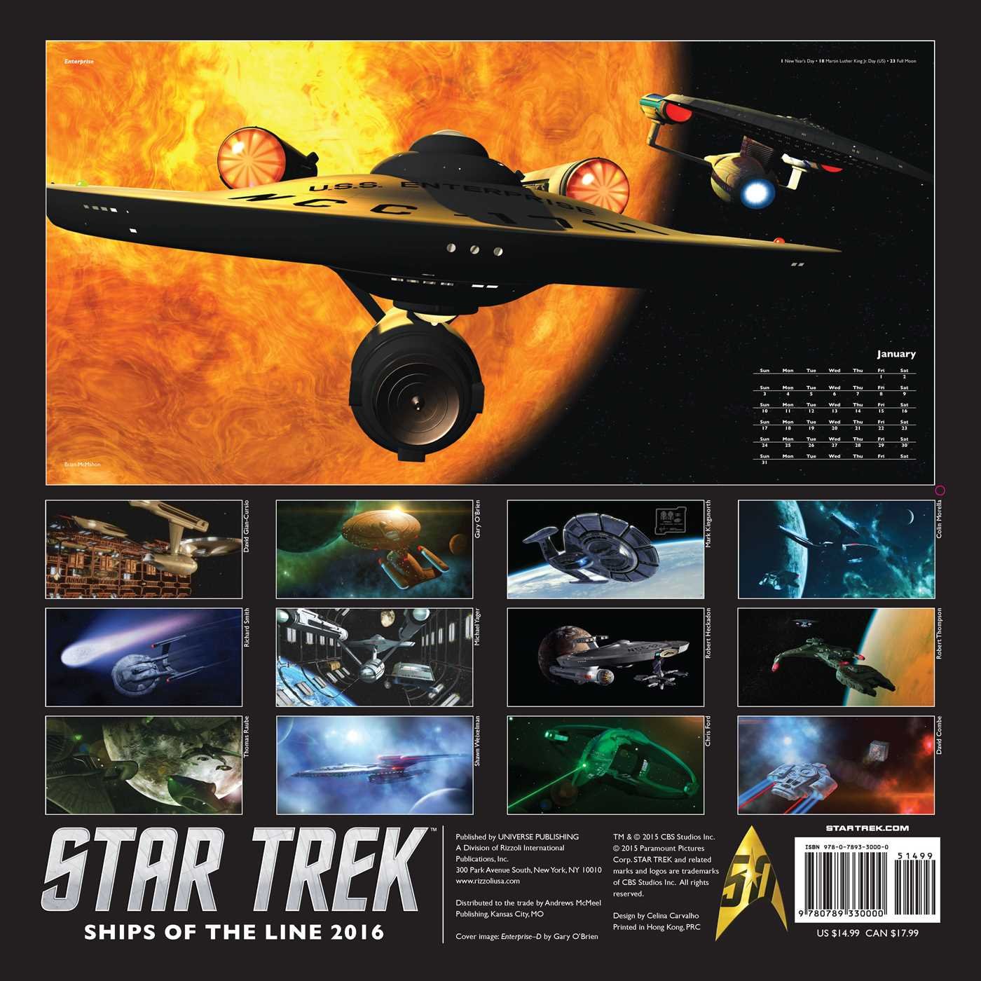 [DOC] Star trek ships of line official 2018 calendar square wall format
