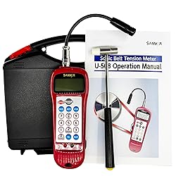 QIUSUO Sonic Tension Meter Belt Tensiometer with