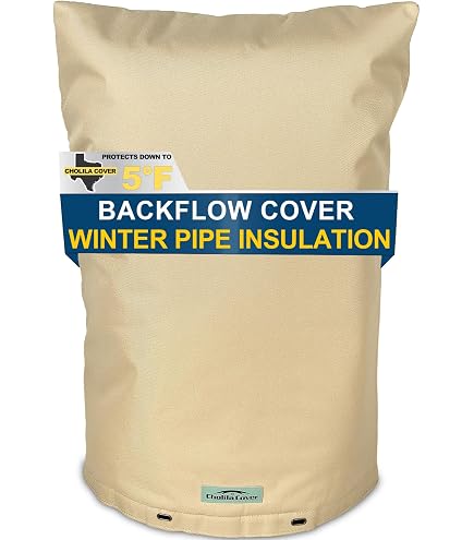 20x16 Inch Backflow Preventer Insulation Cover - Winter Pipe Freeze Protection, Waterproof, 3-Way Opening