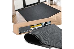 RVSURVE Entrance Mat for Home or Office - 3 x 5 Feet, Carpeted Indoor/Outdoor Entry Mat - Absorbent, Slip Resistant, Low-Profile, Easy to Clean, Rubber Entry Mat - Charcoal