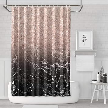 Home Garden Shower Curtains Yellow Gold Sequin Polyester Fabric Shower Curtain Set Bathroom Decor 71inches Dr Hetsroni Com